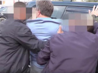 Стоп-кадр видео задержания Суханова