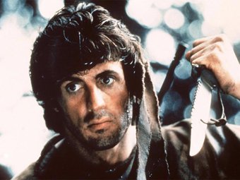 Стоп-кадр из фильма «Рэмбо».